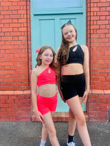 Eclipse one shoulder Crop Top