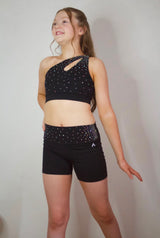 Eclipse one shoulder Crop Top