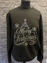 Merry Christmas Diamontie sweatshirt